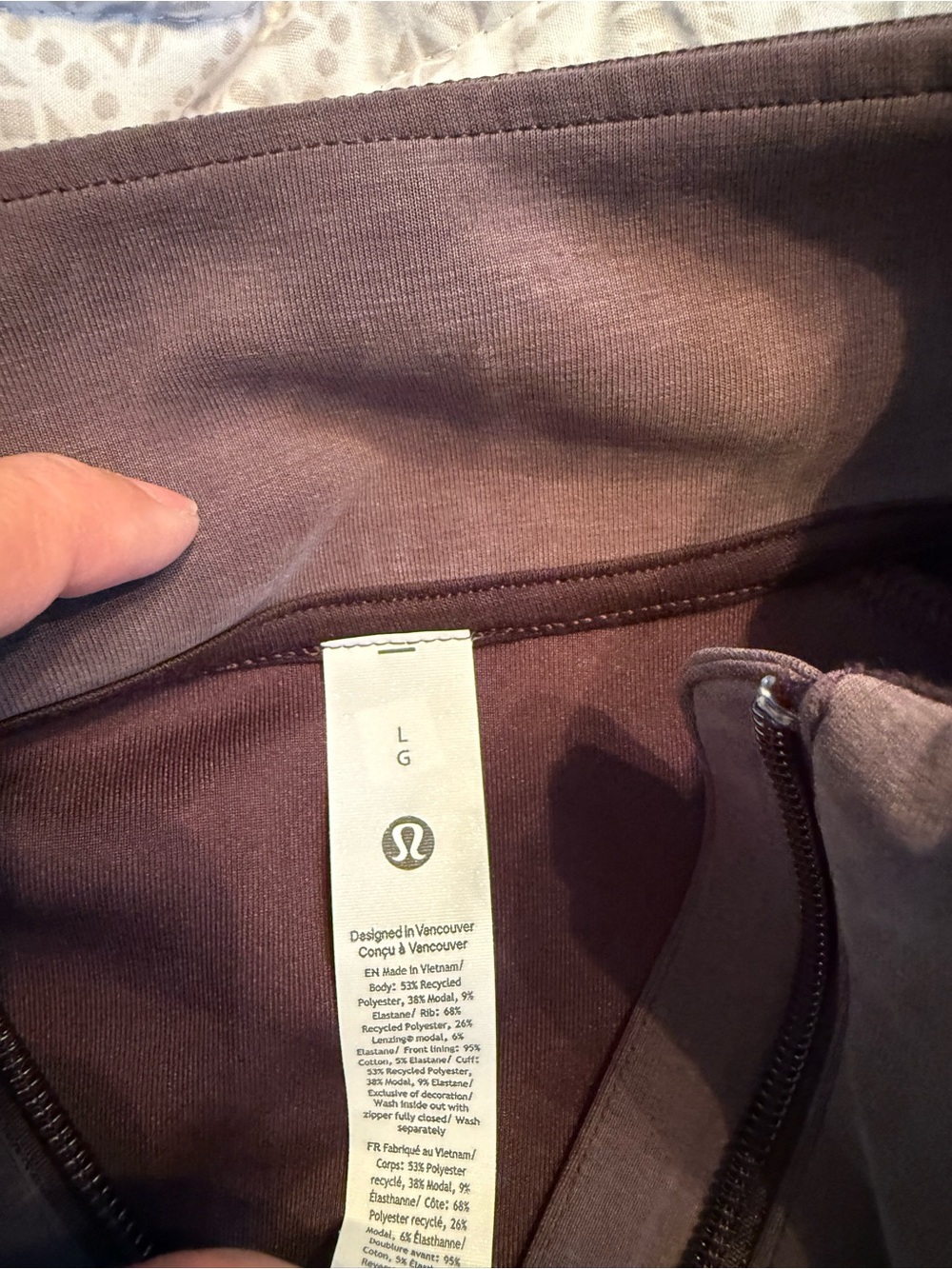 lululemon athletica Softstreme Half Zip Mini Dress - Picture 6 of 6